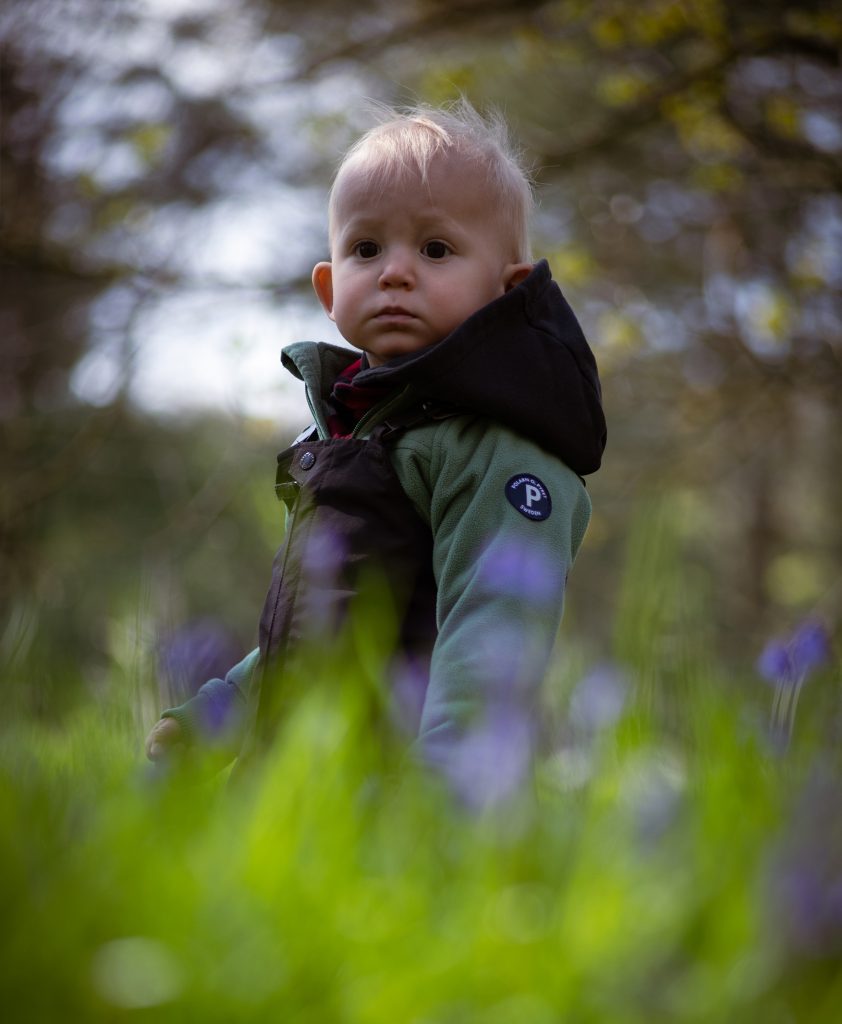 Childrens photography in Loughborough forest